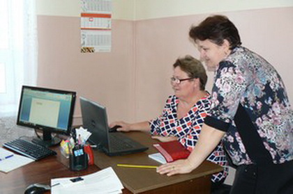Курманаевские пенсионеры учатся работать на компьютере